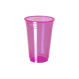 VASO PLASTICO FUCCIA