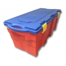 BAUL 100 LTRS ROJO AZUL