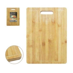 TABLA DE PICAR BAMBOO CON CANALETA 36 X 26 CM